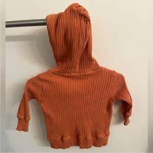 Kate Quinn Hoodie - Orange Ribbed